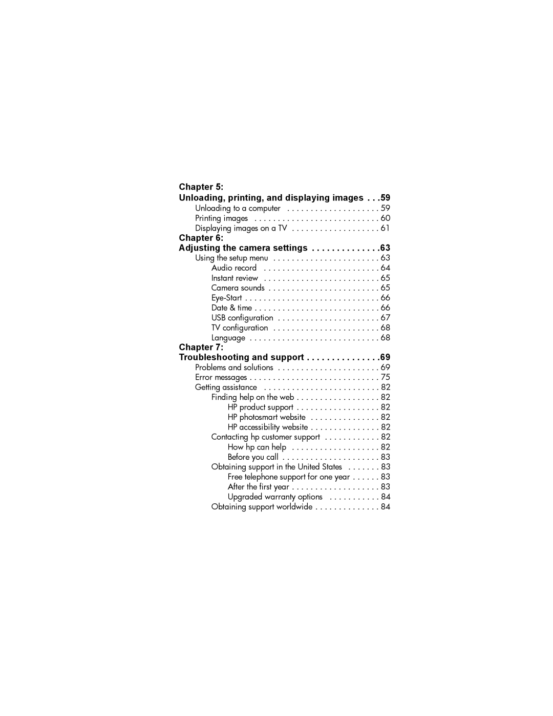 HP 850 manual Chapter Unloading, printing, and displaying images 