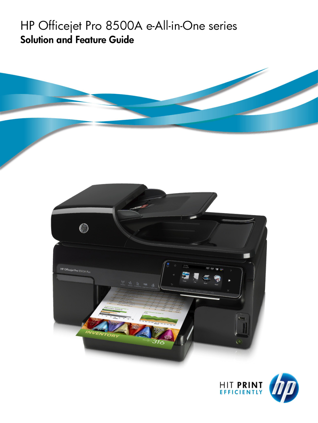 HP manual HP Officejet Pro 8500A e-All-in-One series 