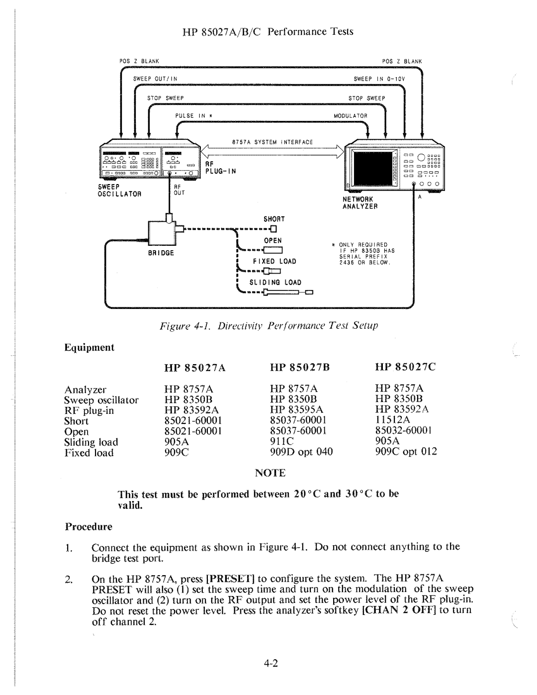 HP 85027 A, B manual 