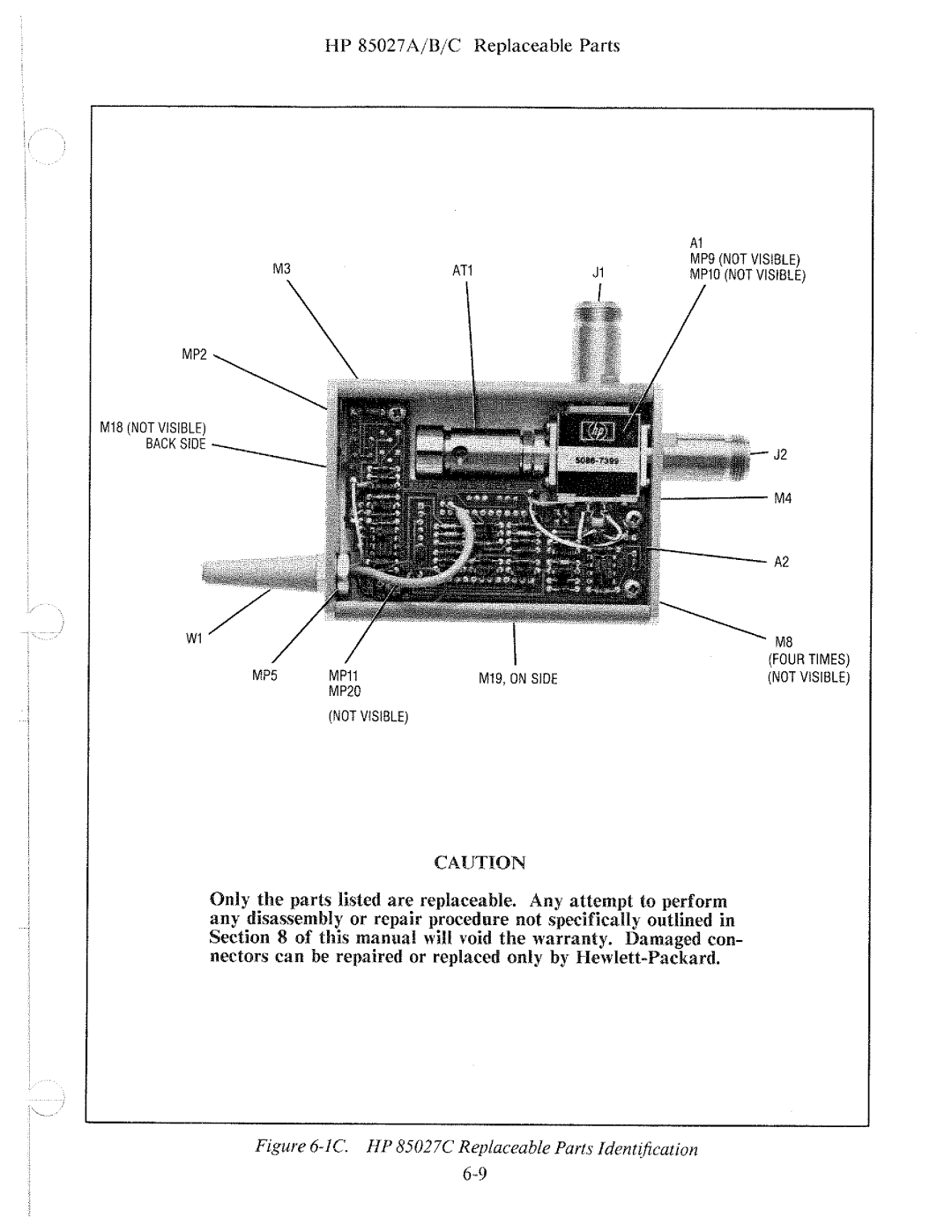 HP B, 85027 A manual 