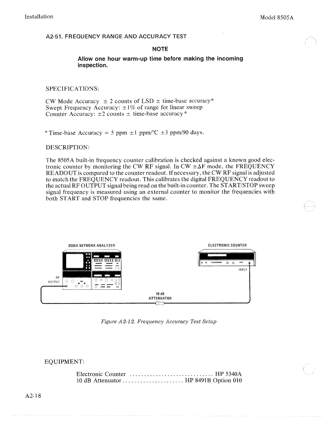 HP 8505A manual 