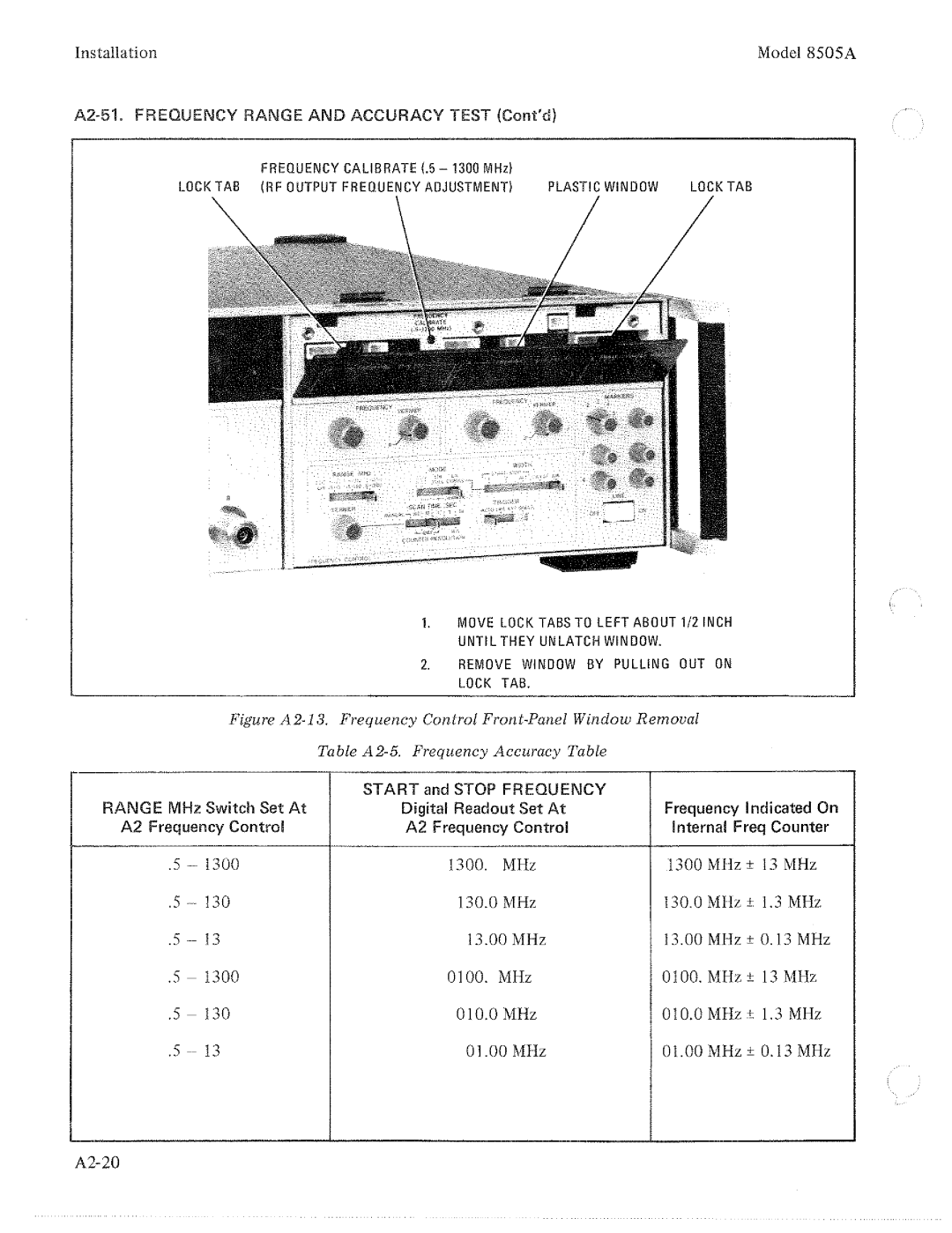 HP 8505A manual 