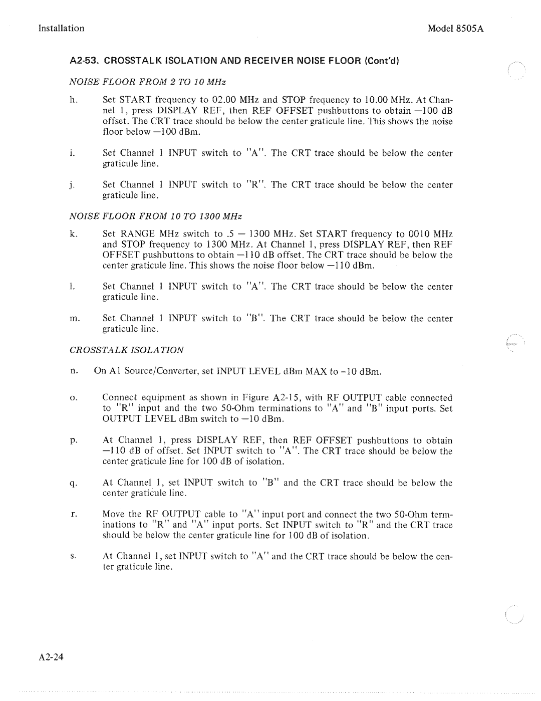 HP 8505A manual 