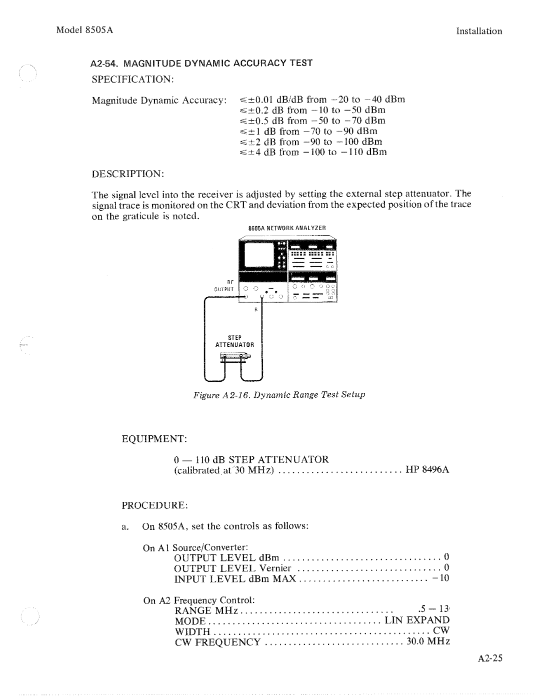 HP 8505A manual 