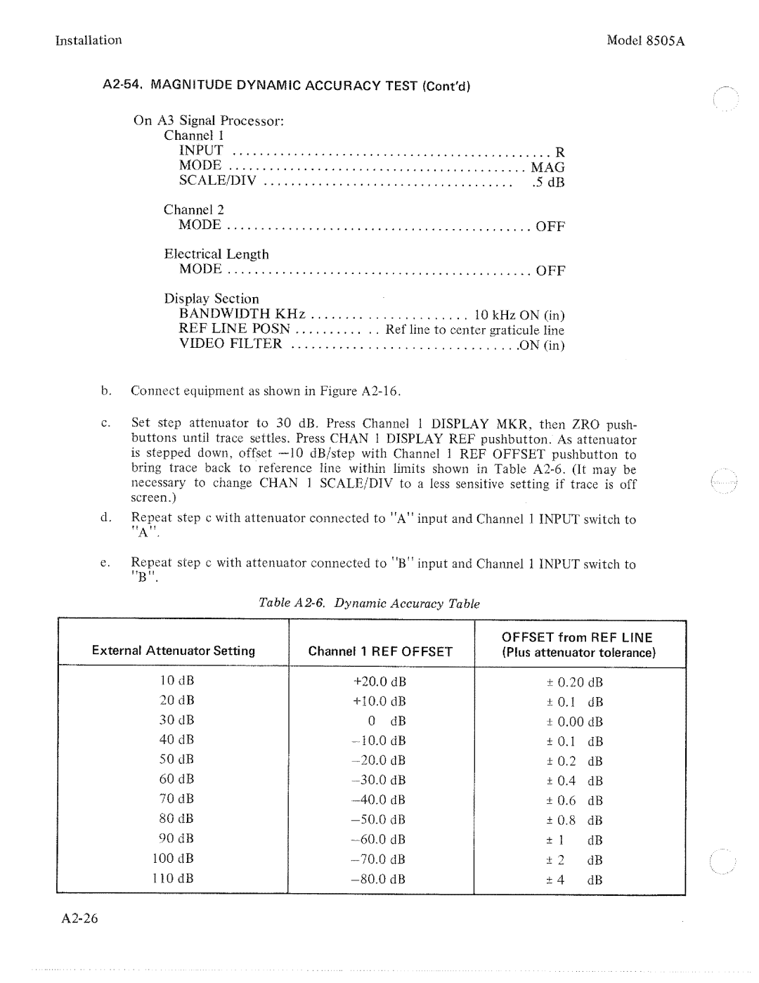 HP 8505A manual 