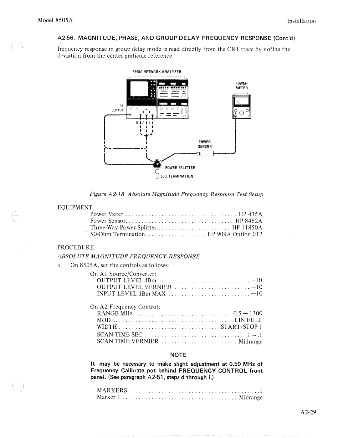 HP 8505A manual 