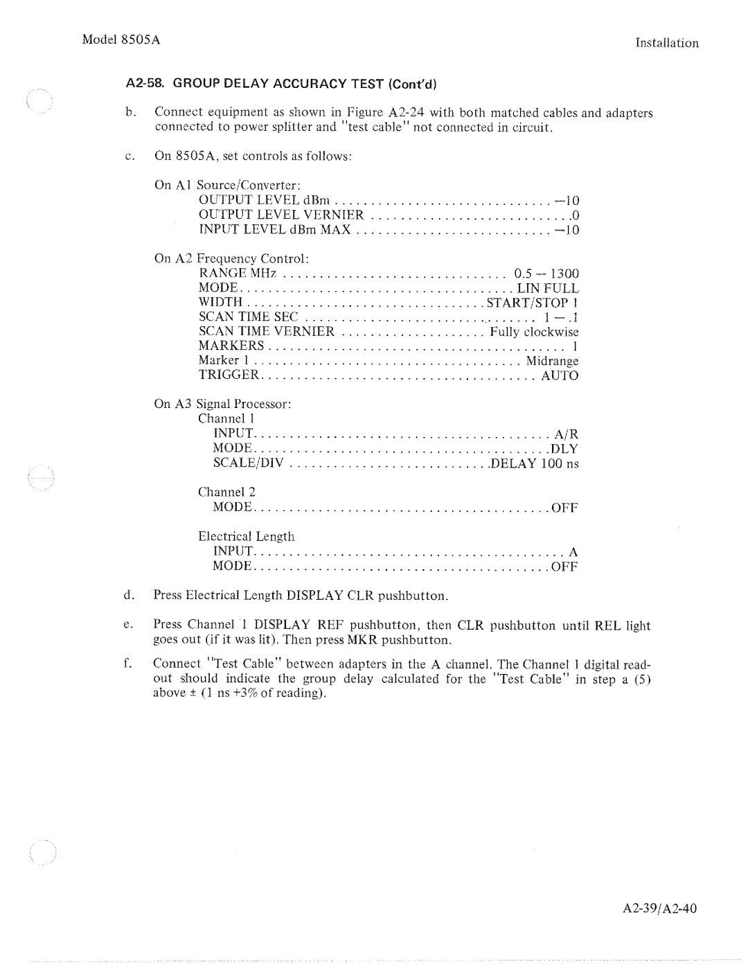 HP 8505A manual 