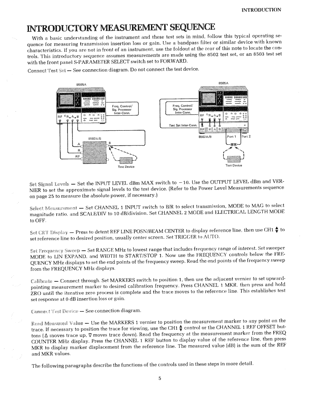 HP 8505A manual 