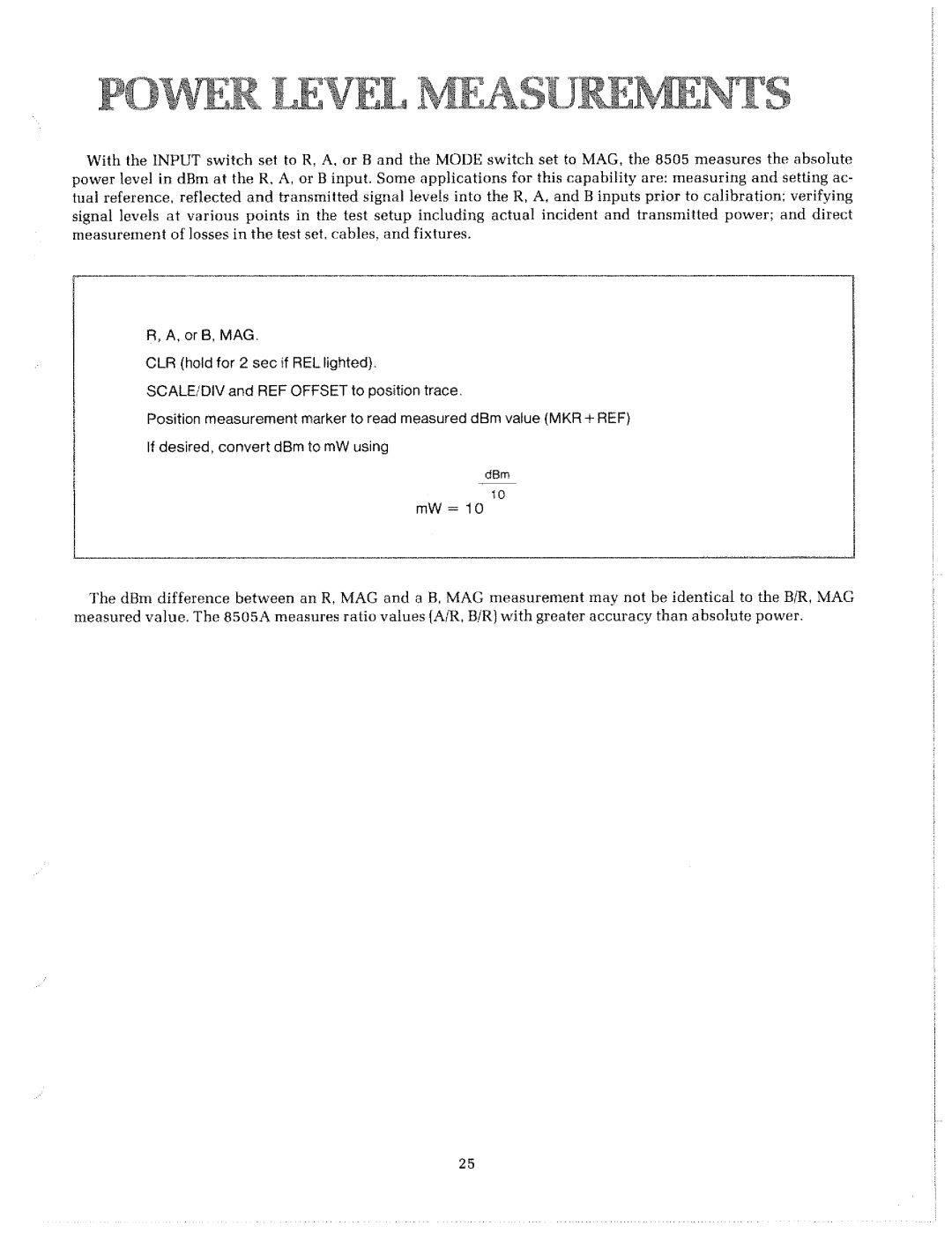 HP 8505A manual 