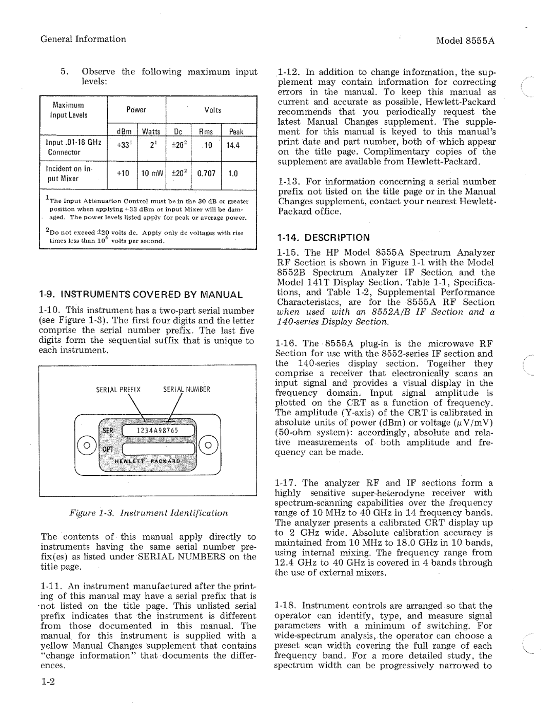 HP 8555A manual 