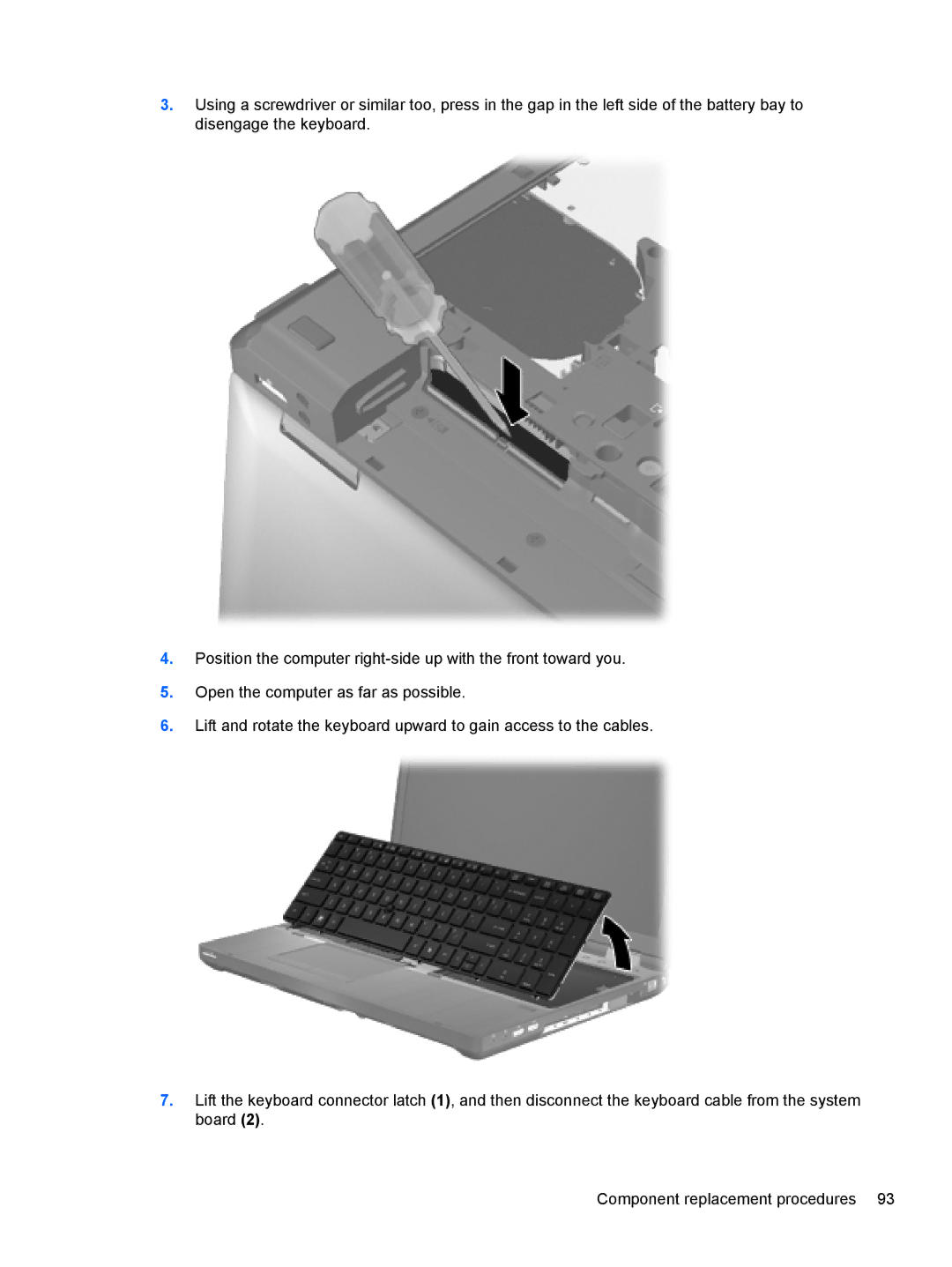 HP 8560p 6560B, 8560w SP407UC#ABA, 8560p QW129US#ABA manual 