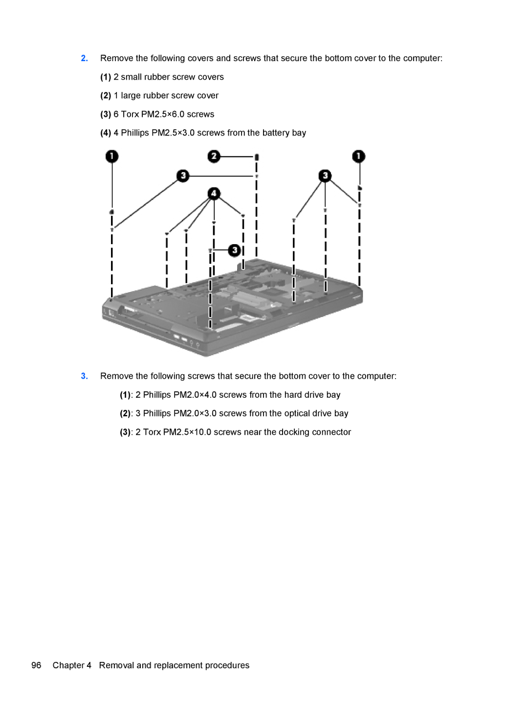 HP 8560p 6560B, 8560w SP407UC#ABA, 8560p QW129US#ABA manual 