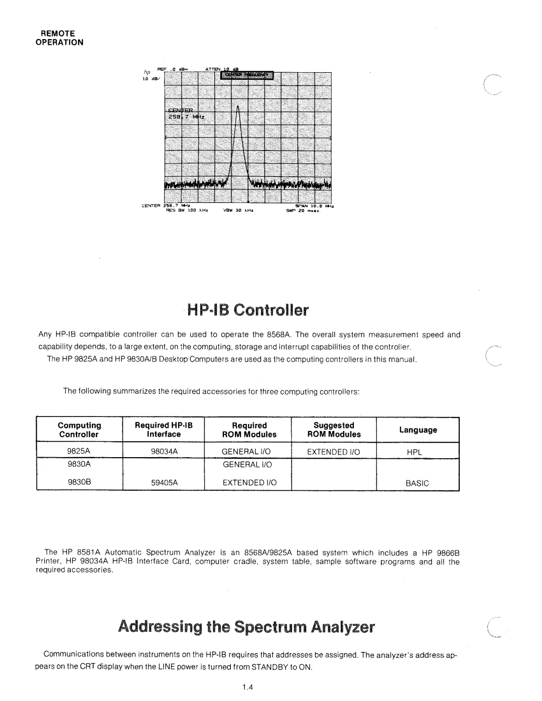 HP 8568A manual 