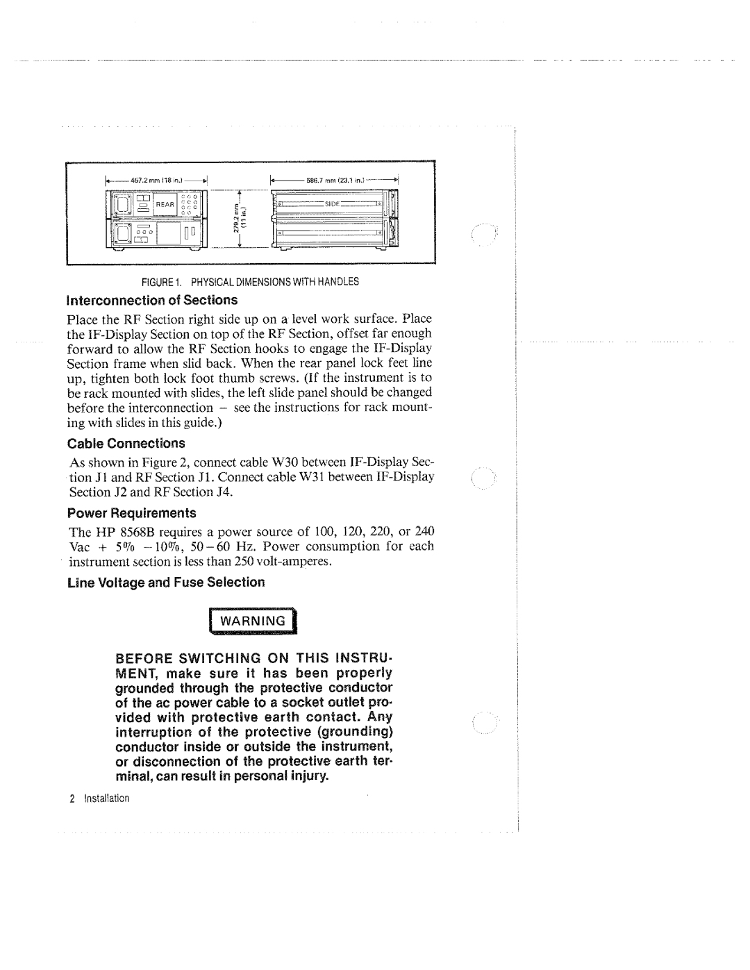 HP 8568B manual 