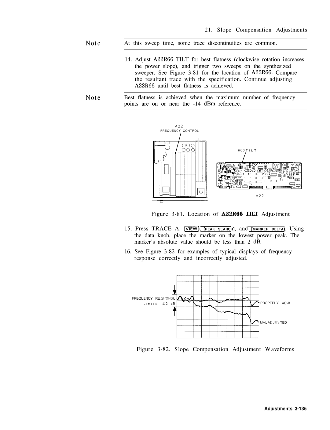 HP 8568B manual Location of A22R66 Tiiit Adjustment 