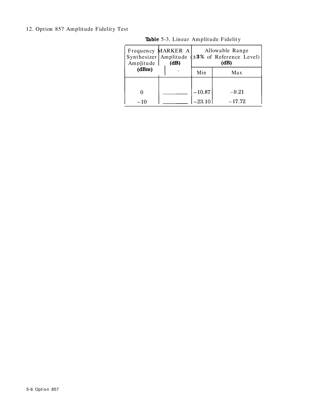 HP 8568B manual Marker a 