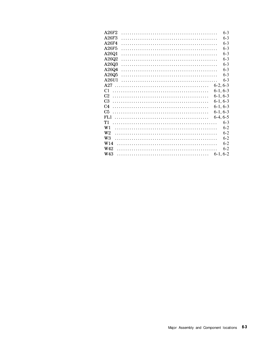 HP 8568B manual Major Assembly and Component locations 