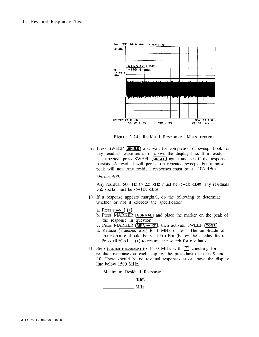 HP 8568B manual Option 