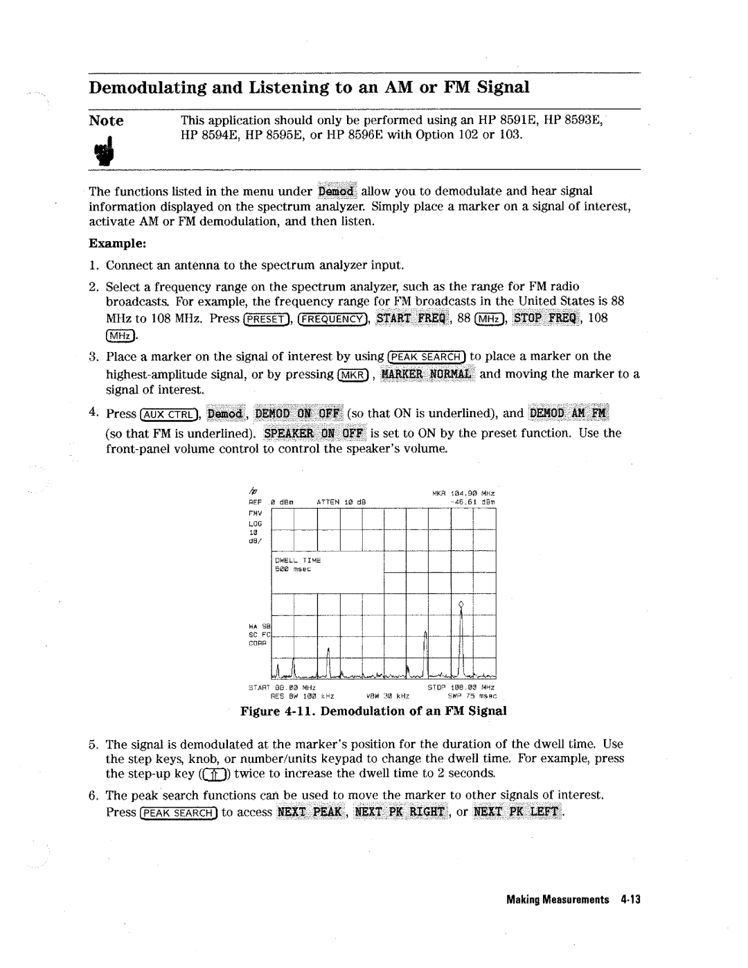 HP 8590 D manual 