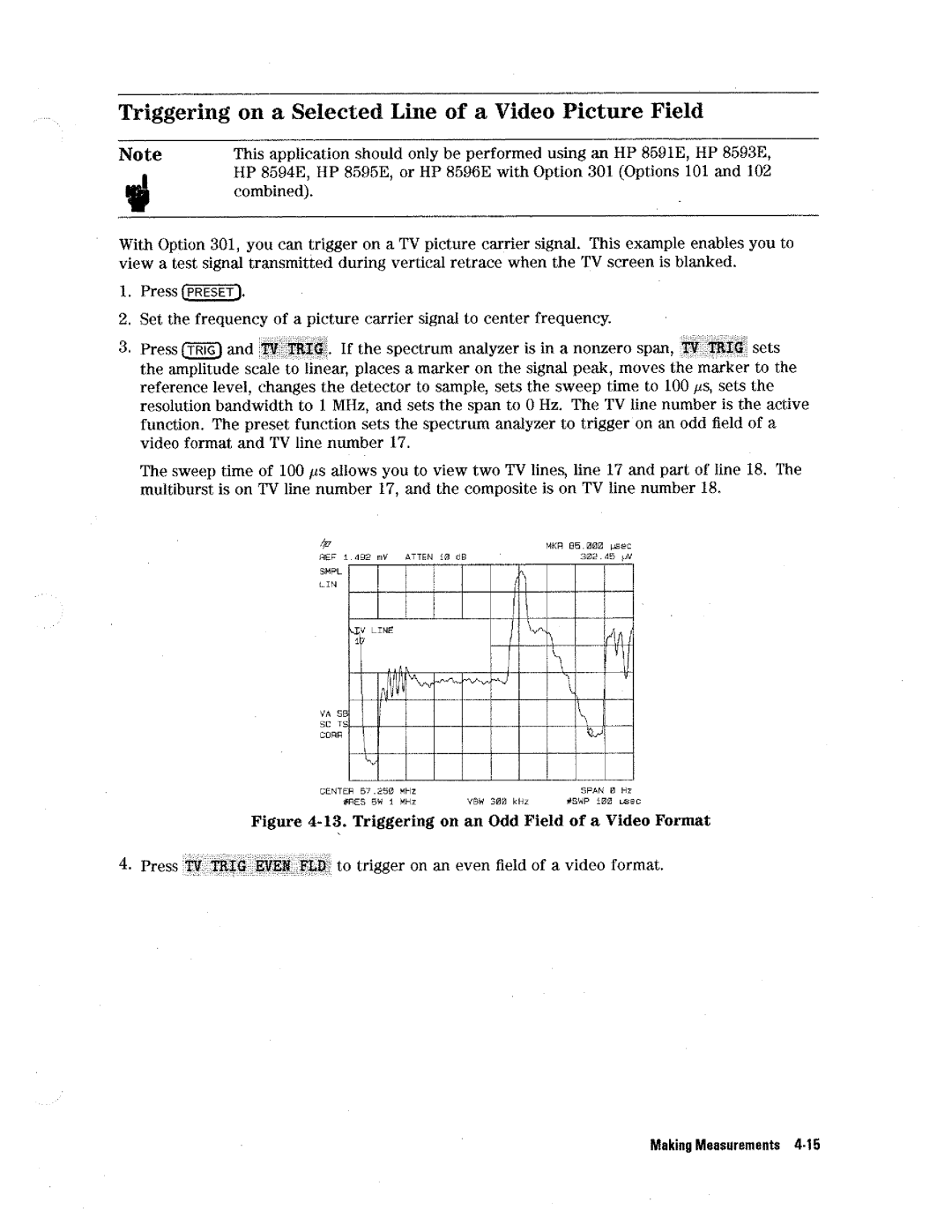 HP 8590 D manual 