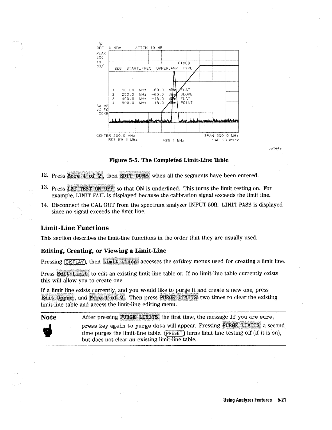 HP 8590 D manual 