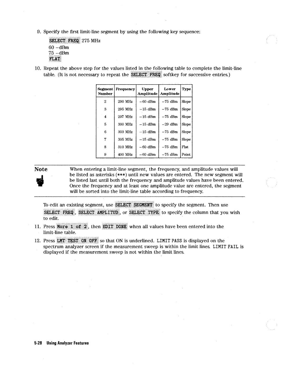 HP 8590 D manual 