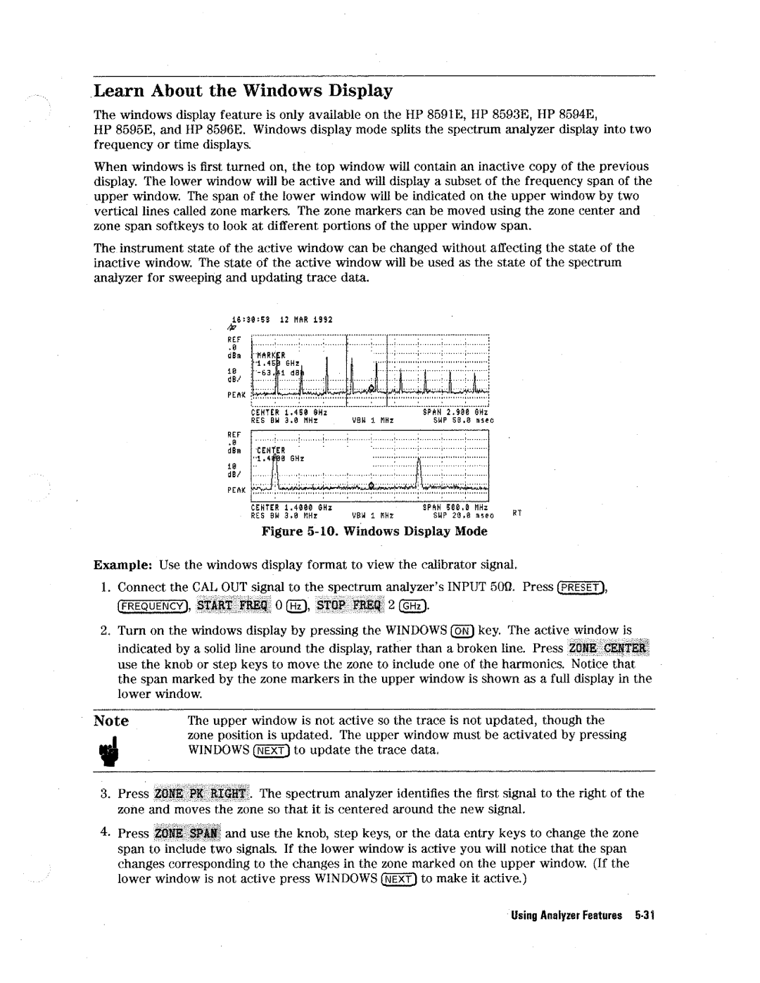 HP 8590 D manual 