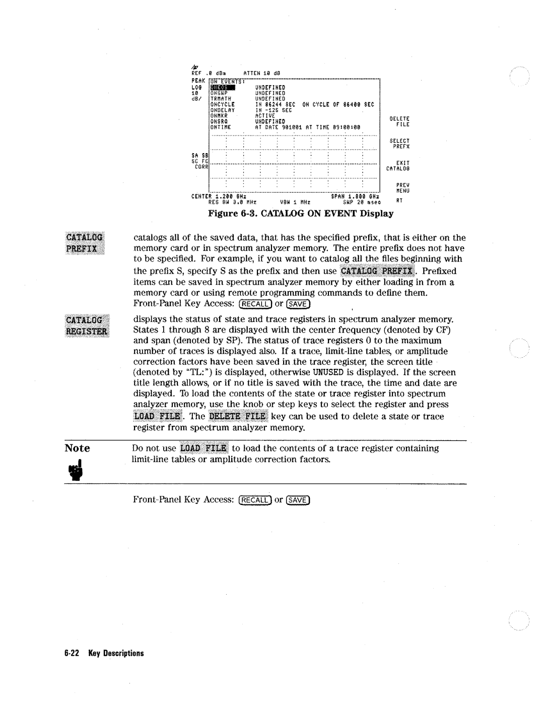 HP 8590 D manual 