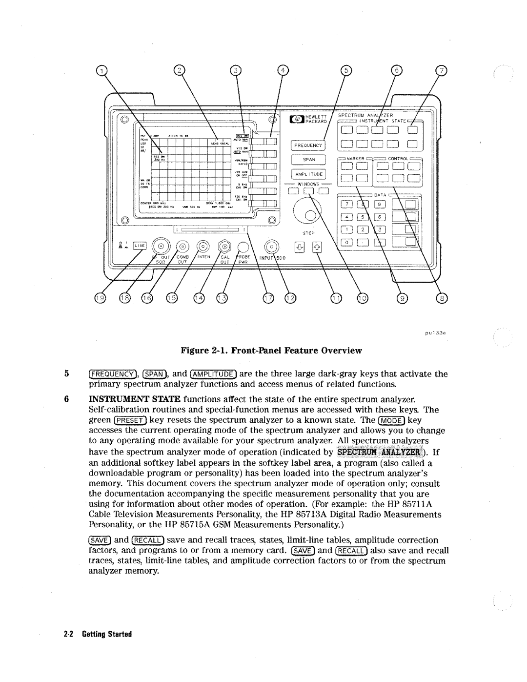 HP 8590 D manual 