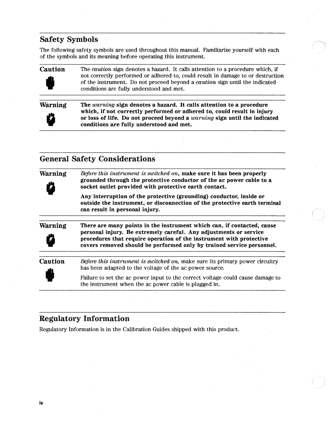 HP 8590 D manual 