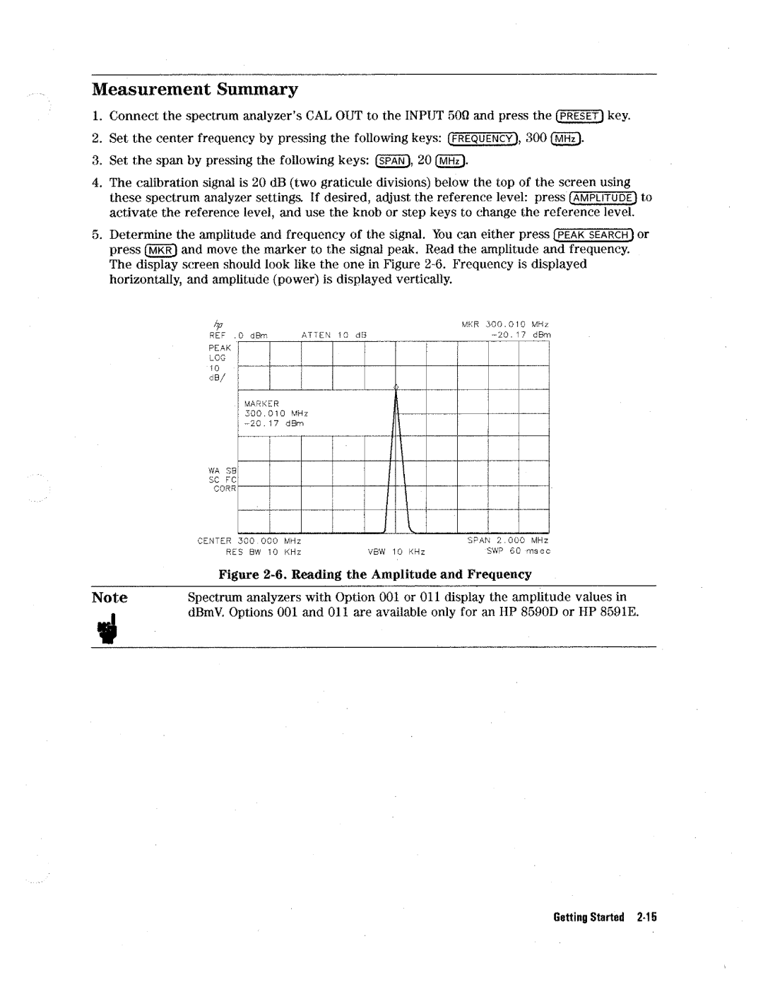 HP 8590 D manual 