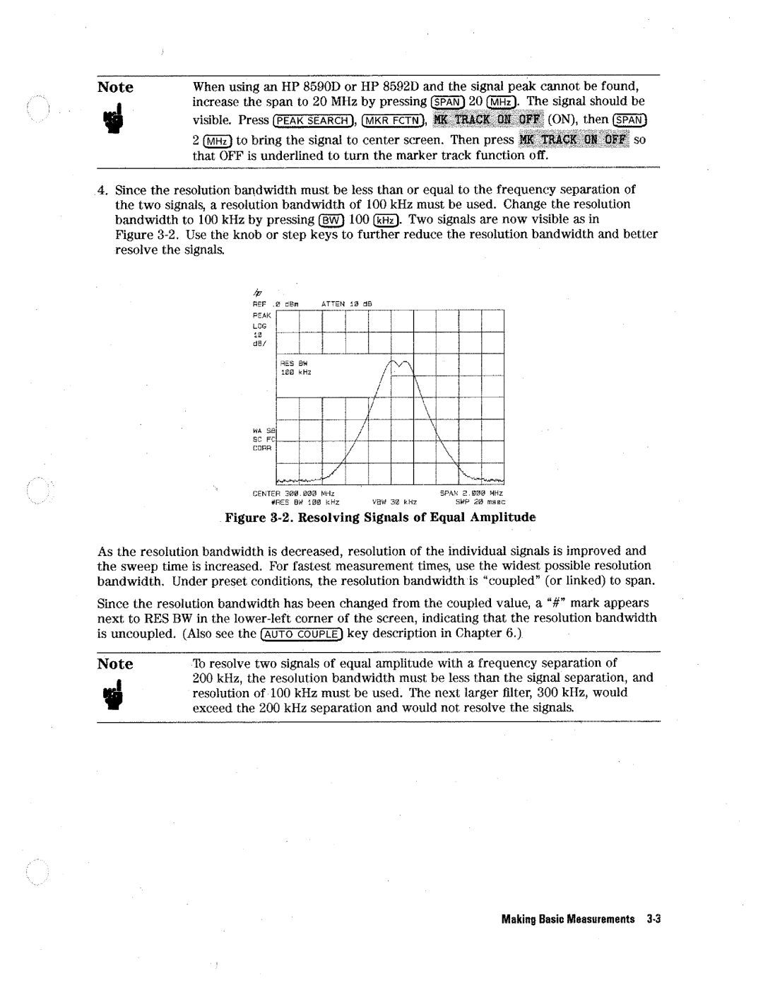 HP 8590 D manual 