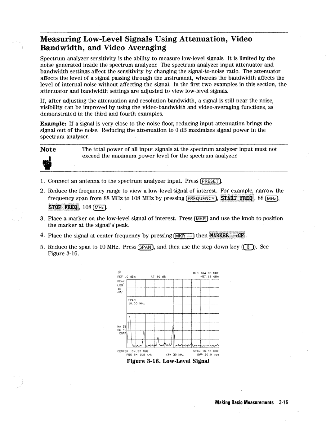 HP 8590 D manual 