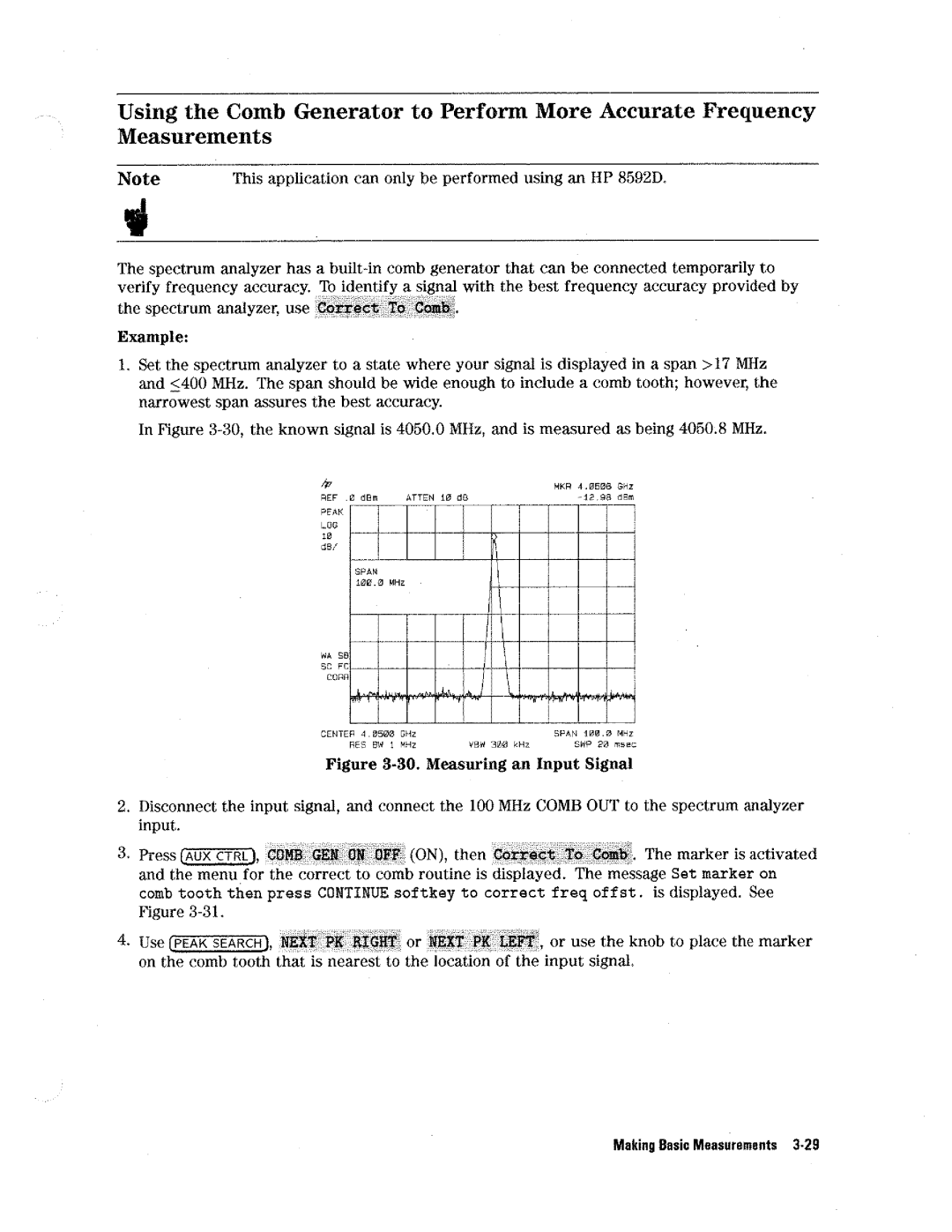 HP 8590 D manual 