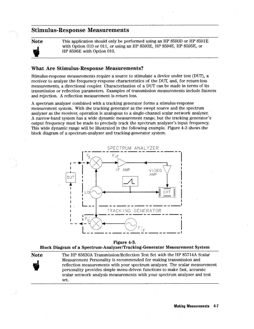 HP 8590 D manual 