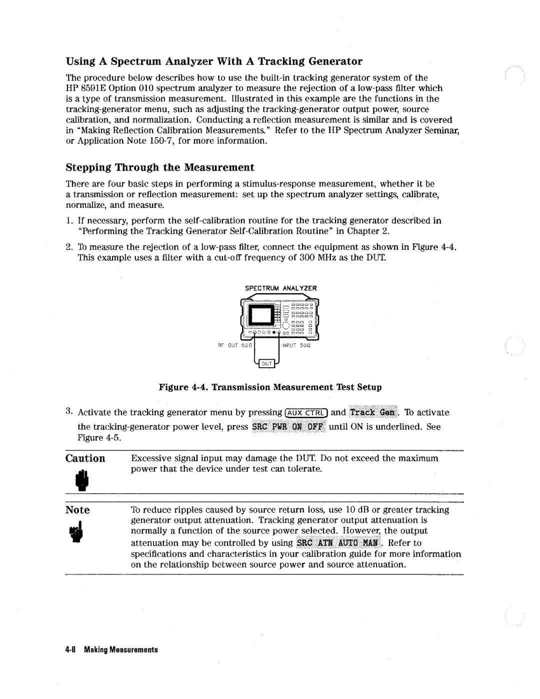 HP 8590 D manual 