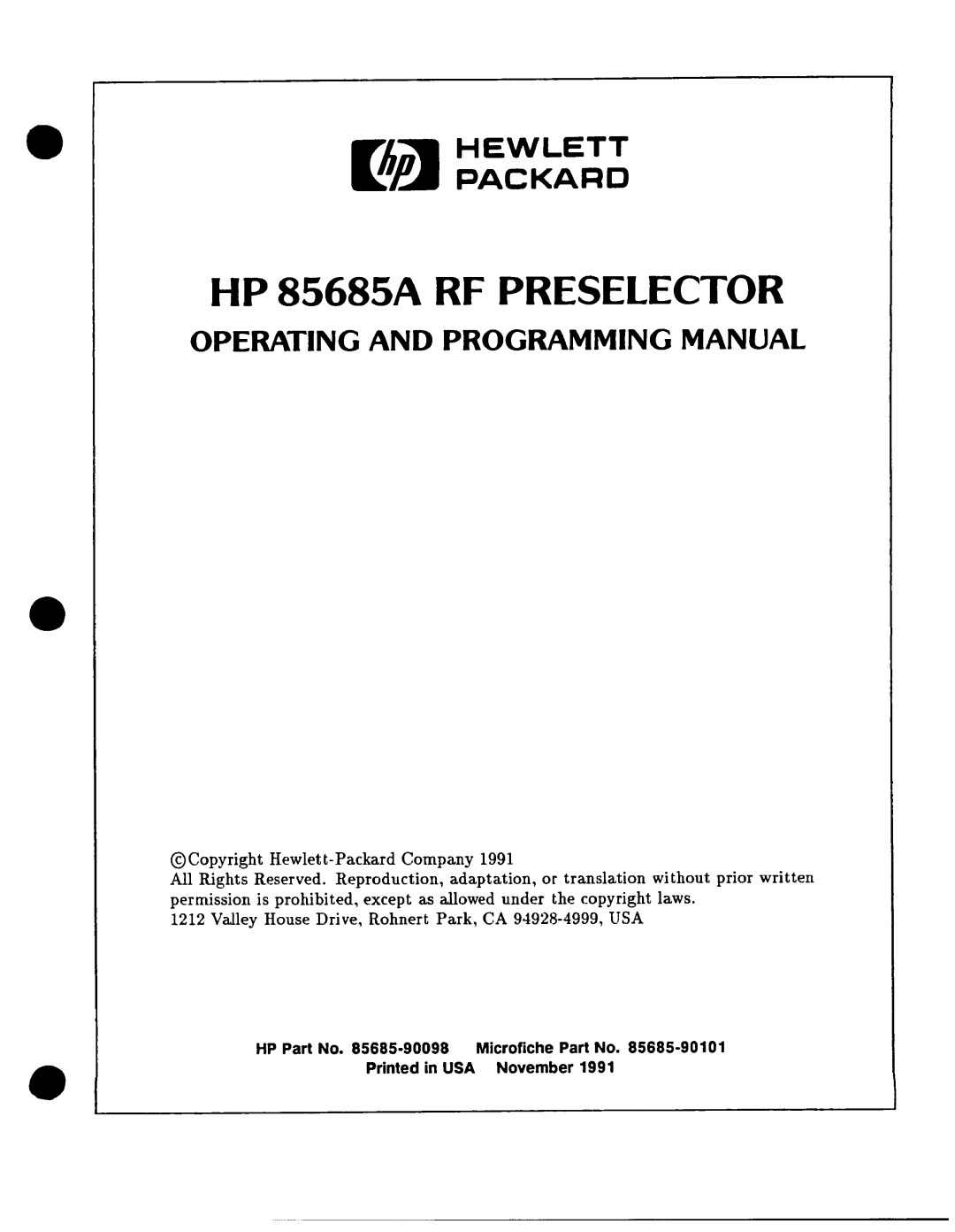 HP 8648A manual 