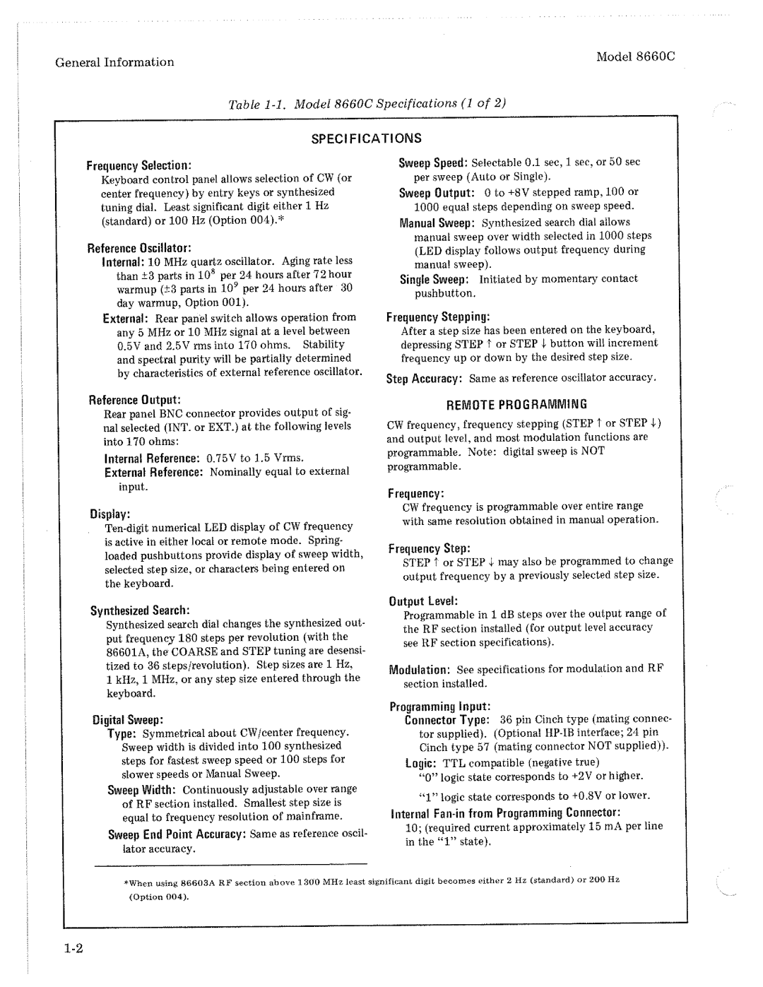 HP 8660c manual 