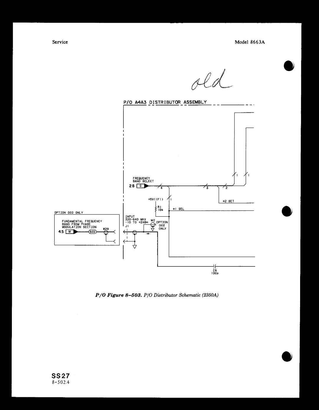 HP 8663A manual 