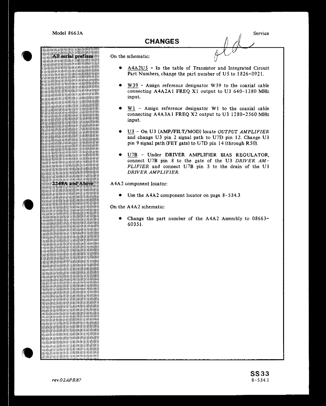 HP 8663A manual 