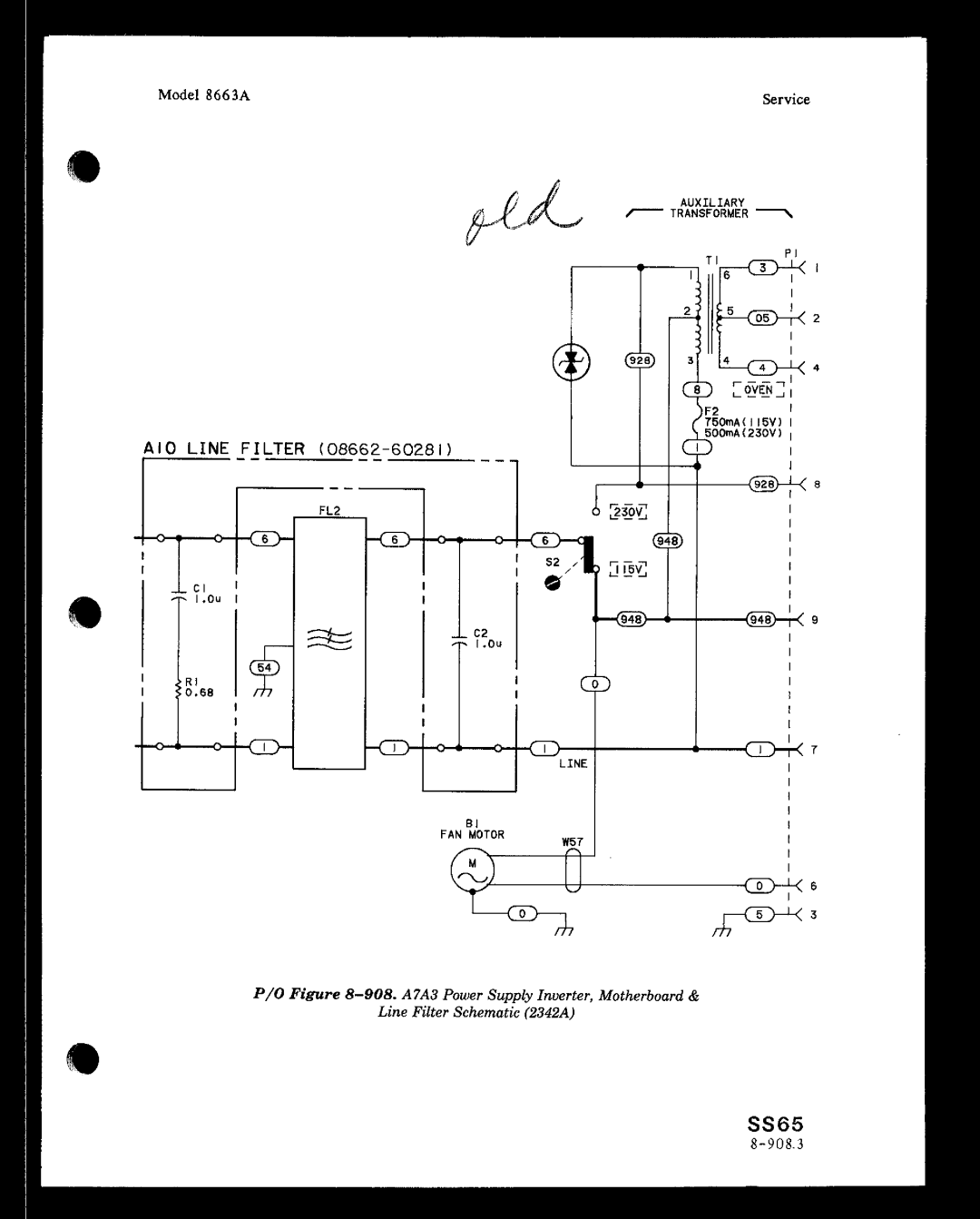 HP 8663A manual 