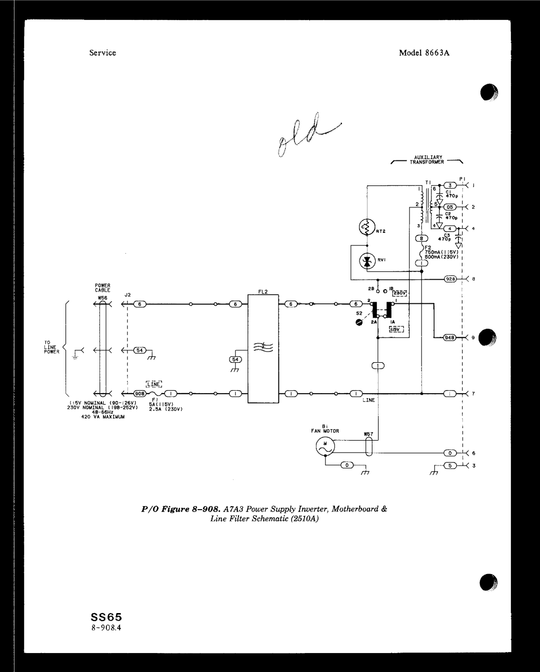 HP 8663A manual 