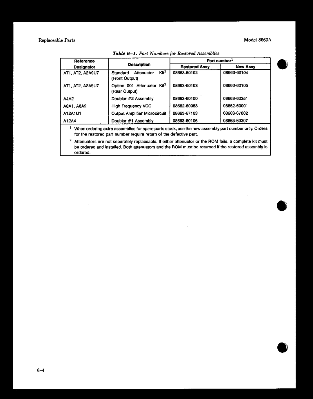 HP 8663A manual 