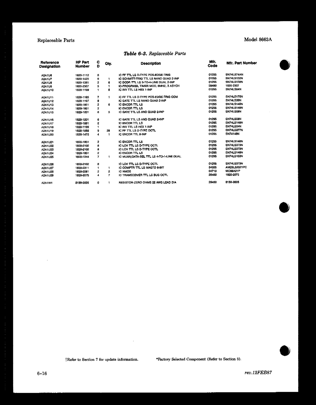 HP 8663A manual 