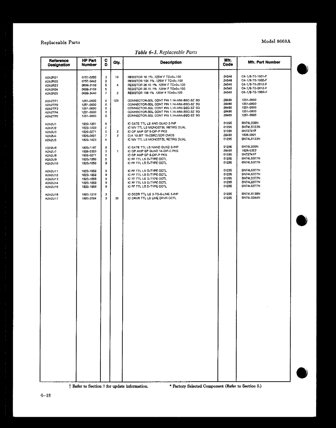 HP 8663A manual 