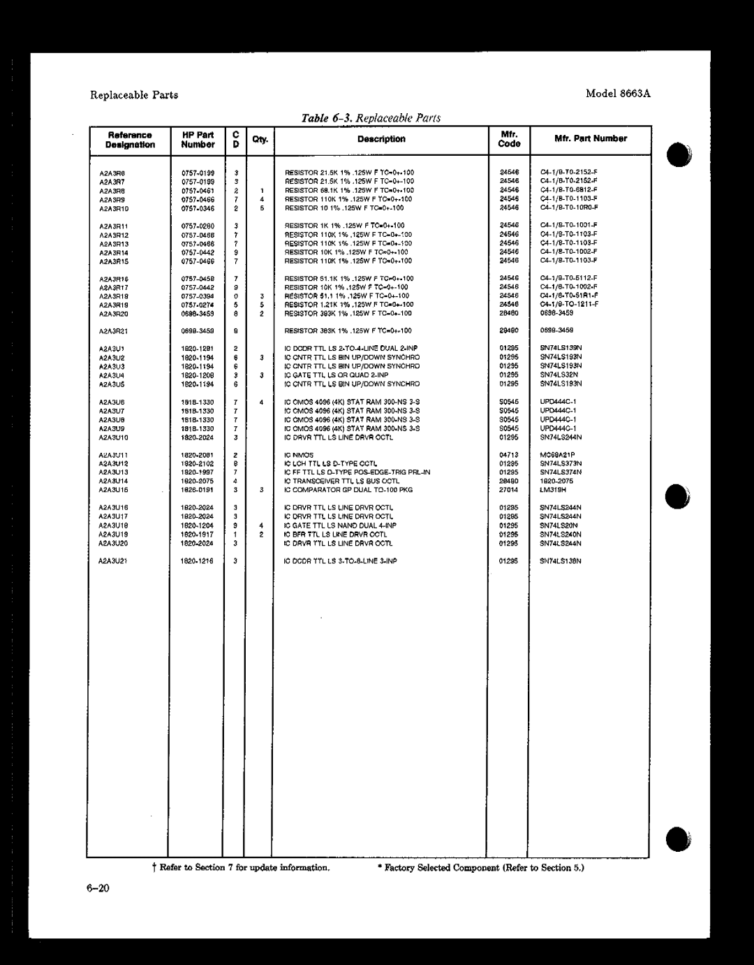 HP 8663A manual 