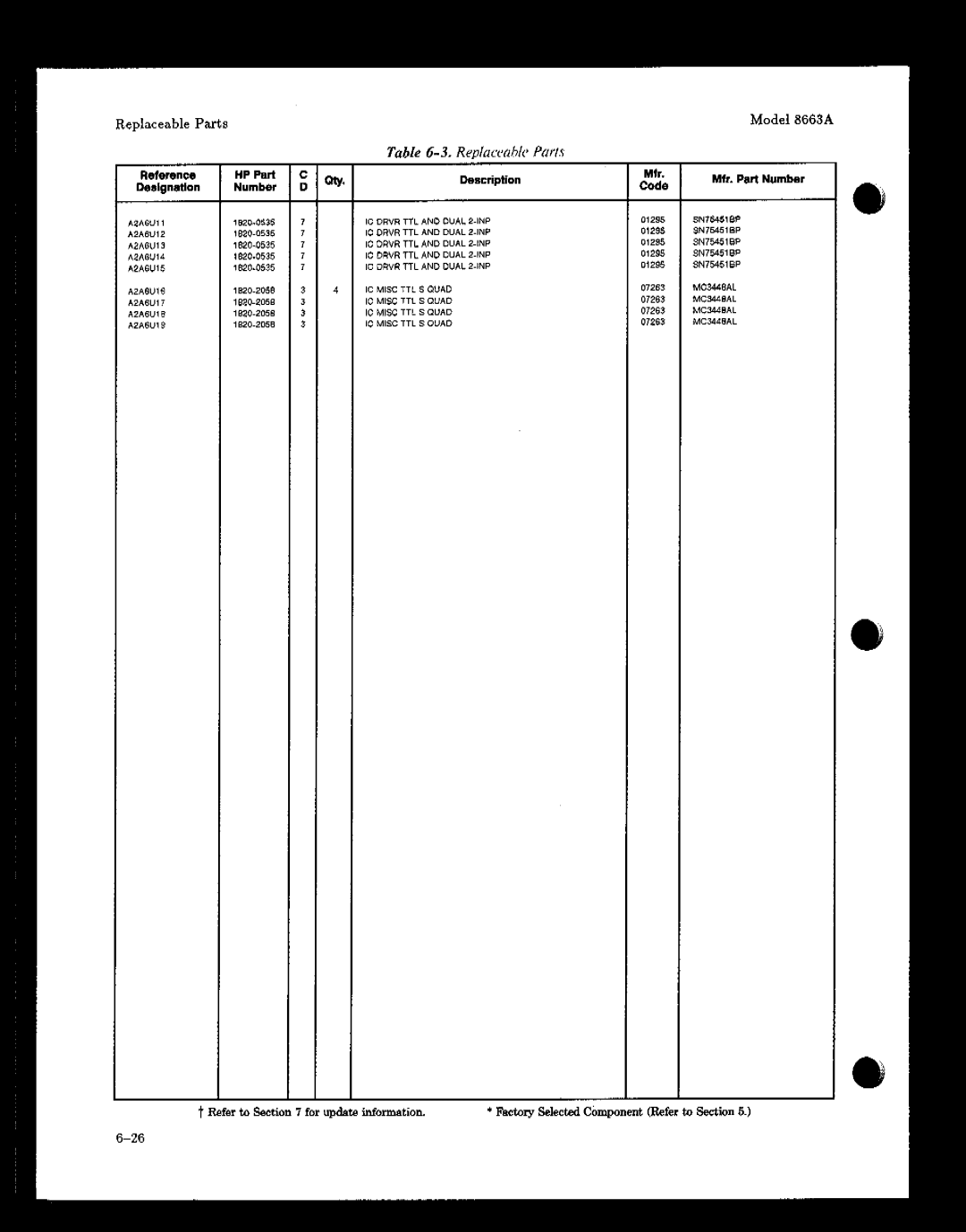 HP 8663A manual 