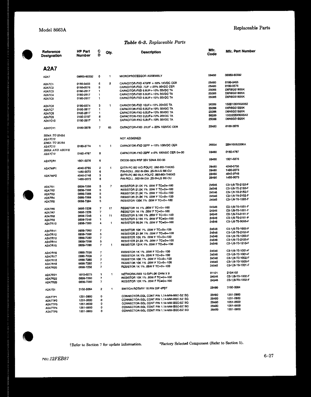 HP 8663A manual 