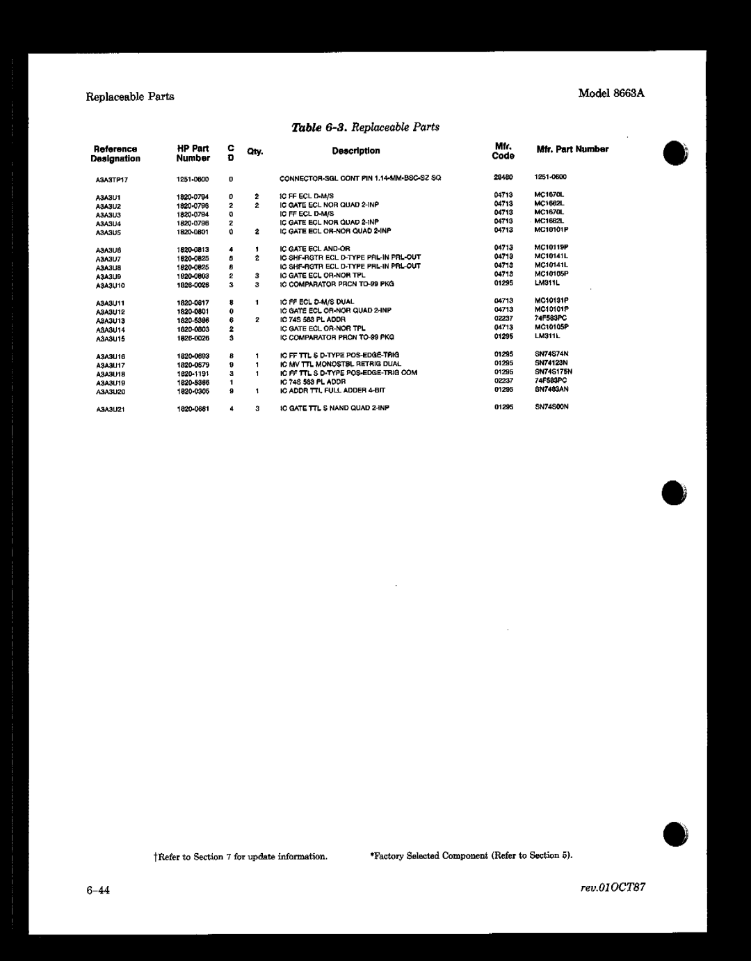 HP 8663A manual 