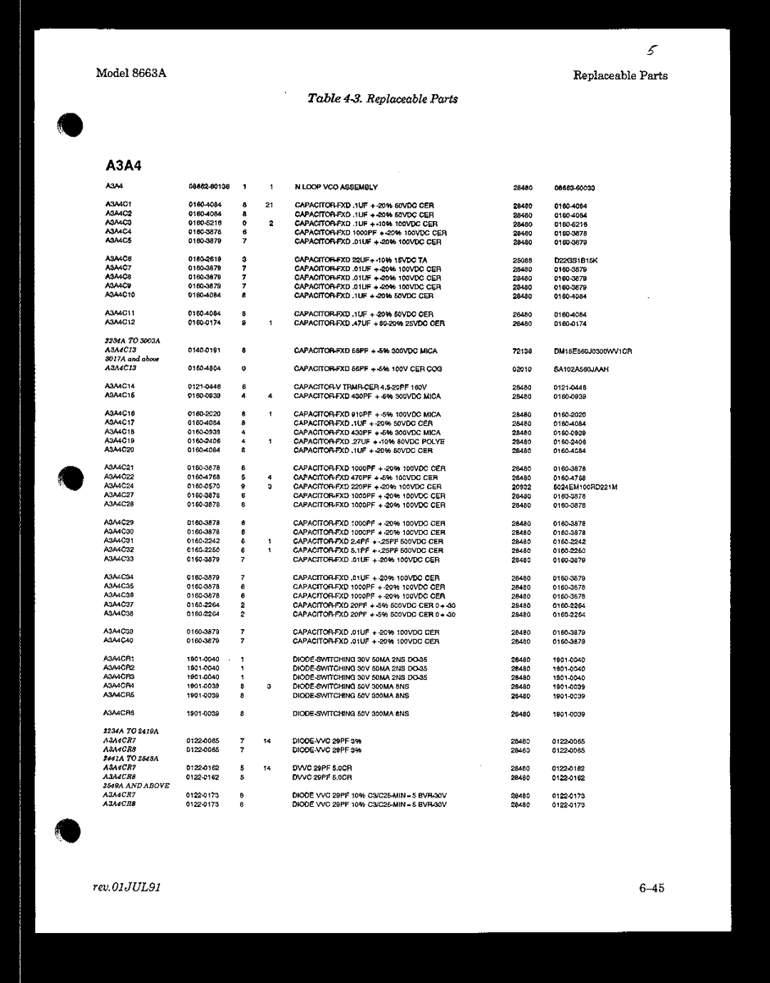 HP 8663A manual 